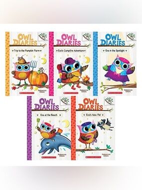 NWT Owl Diaries Children’s Book Collection - Books 11-15 by Rebecca Elliot